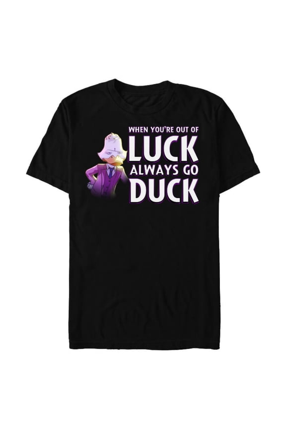 WHAT IF…? Howard The Duck When You’re Out of Luck - Short Sleeve Blended T-Shirt for Adults – Customized-Black