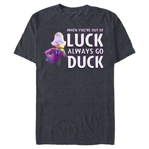 Marvel WHAT IF…? Howard The Duck When You’re Out of Luck - Short Sleeve Blended T-Shirt for Adults – Customized-Navy Heather