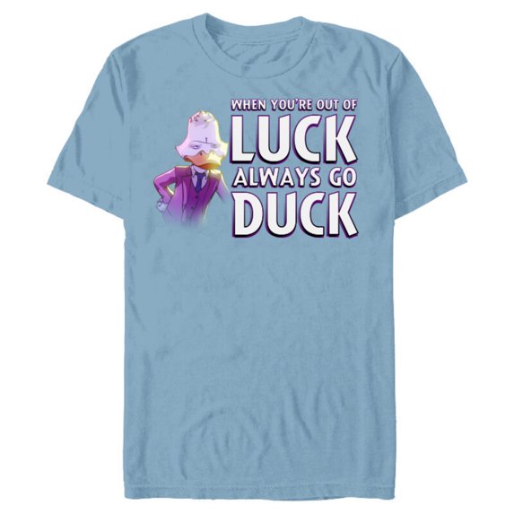 Marvel WHAT IF…? Howard The Duck When You’re Out of Luck - Short Sleeve Blended T-Shirt for Adults – Customized-Ocean Blue
