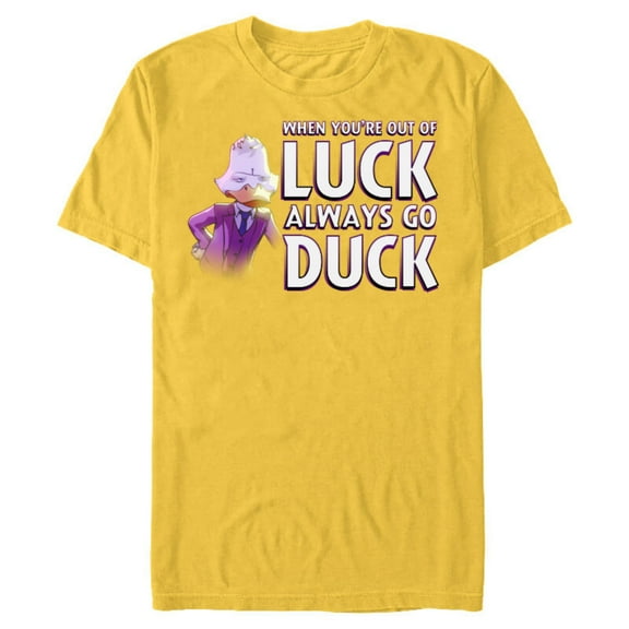 Marvel WHAT IF…? Howard The Duck When You’re Out of Luck - Short Sleeve Blended T-Shirt for Adults – Customized-Yellow