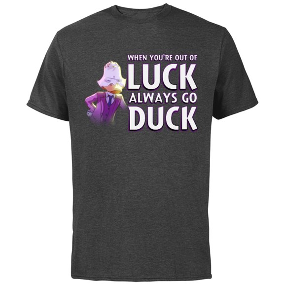 Marvel WHAT IF…? Howard The Duck When You’re Out of Luck - Short Sleeve Cotton T-Shirt for Adults - Customized-Charcoal