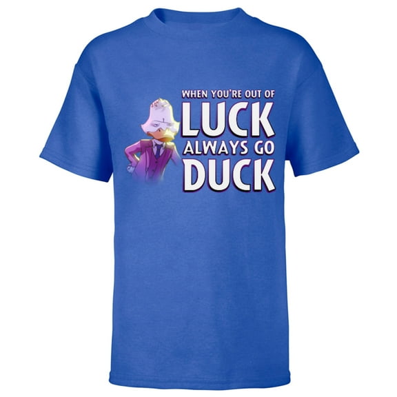 Marvel WHAT IF…? Howard The Duck When You’re Out of Luck - Short Sleeve T-Shirt for Kids – Customized-Royal