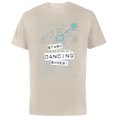 thumbnail image 1 of Marvel WHAT IF…? Hydra Stomper Stark Made Me Dancing Shoes - Short Sleeve Cotton T-Shirt for Adults - Customized-Natural, 1 of 2