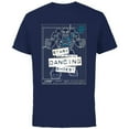 thumbnail image 1 of Marvel WHAT IF…? Hydra Stomper Stark Made Me Dancing Shoes - Short Sleeve Cotton T-Shirt for Adults - Customized-Navy, 1 of 5