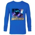 thumbnail image 1 of Marvel WHAT IF…? I Am The Watcher Cosmic - Long Sleeve T-Shirt for Men – Customized-Royal, 1 of 5