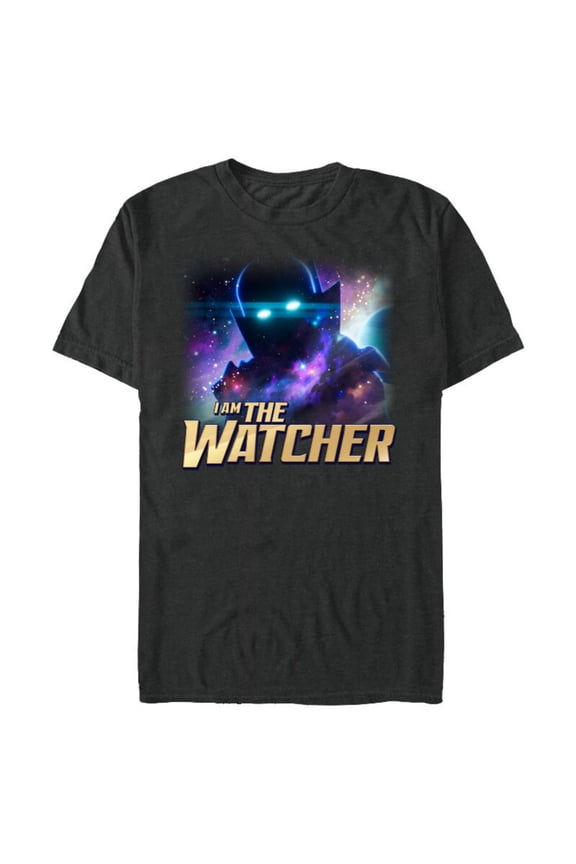 WHAT IF…? I Am The Watcher Cosmic - Short Sleeve Blended T-Shirt for Adults – Customized-Dark Heather