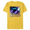 thumbnail image 1 of Marvel WHAT IF…? I Am The Watcher Cosmic - Short Sleeve Blended T-Shirt for Adults – Customized-Yellow, 1 of 5