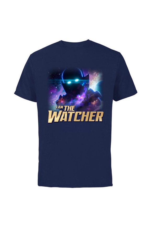 WHAT IF…? I Am The Watcher Cosmic - Short Sleeve Cotton T-Shirt for Adults - Customized-Navy