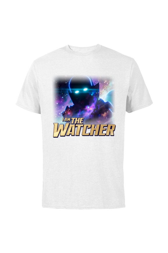 WHAT IF…? I Am The Watcher Cosmic - Short Sleeve Cotton T-Shirt for Adults - Customized-White