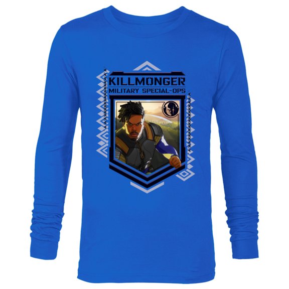 Marvel WHAT IF…? Killmonger Military Special-Ops Standard - Long Sleeve T-Shirt for Men – Customized-Royal