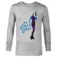 thumbnail image 1 of Marvel WHAT IF…? Nebula Hey Cha Cha Standard - Long Sleeve T-Shirt for Men – Customized-Athletic Heather, 1 of 5