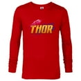thumbnail image 1 of Marvel WHAT IF…? Party Thor Standard - Long Sleeve T-Shirt for Men – Customized-New Red, 1 of 5