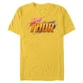 thumbnail image 1 of Marvel WHAT IF…? Party Thor Standard - Short Sleeve Blended T-Shirt for Adults – Customized-Yellow, 1 of 5