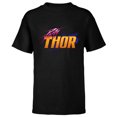 thumbnail image 1 of Marvel WHAT IF…? Party Thor Standard - Short Sleeve T-Shirt for Kids – Customized-Black, 1 of 5