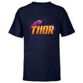 thumbnail image 1 of Marvel WHAT IF…? Party Thor Standard - Short Sleeve T-Shirt for Kids – Customized-Navy, 1 of 5