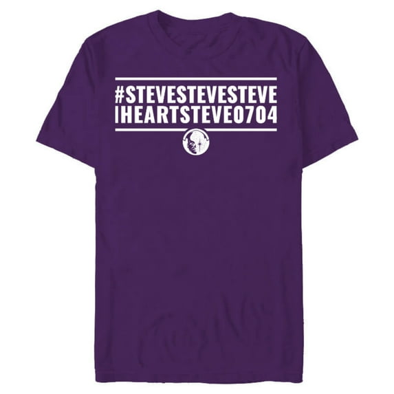 Marvel WHAT IF…? #STEVESTEVESTEVEIHEARTSTEVE0704 Standard - Short Sleeve Blended T-Shirt for Adults – Customized-Purple