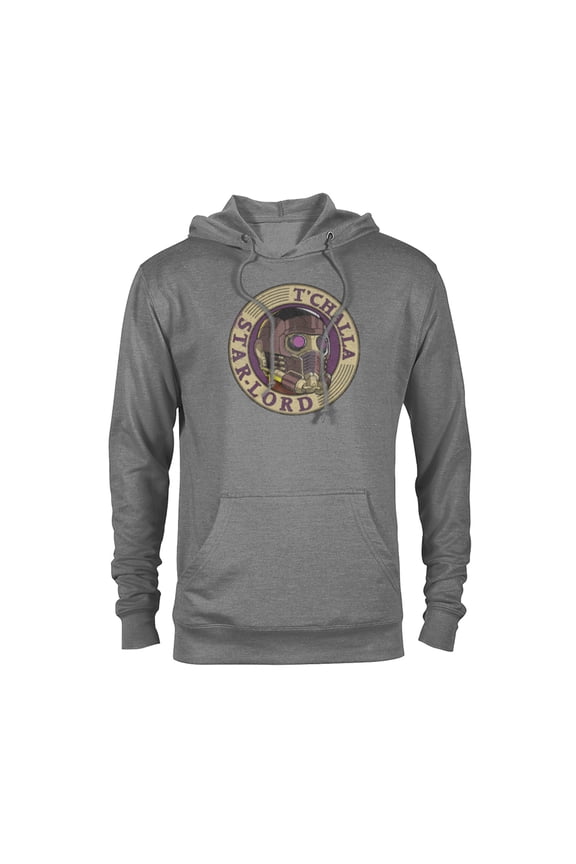 WHAT IF…? T’Challa Star-Lord Badge Standard - Pullover Hoodie for Adults – Customized-Graphite Heather