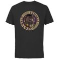 thumbnail image 1 of Marvel WHAT IF…? T’Challa Star-Lord Badge Standard - Short Sleeve Cotton T-Shirt for Adults - Customized-Black, 1 of 5