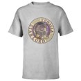 thumbnail image 1 of Marvel WHAT IF…? T’Challa Star-Lord Badge Standard - Short Sleeve T-Shirt for Kids – Customized-Athletic Heather, 1 of 5