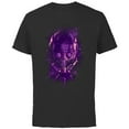 thumbnail image 1 of Marvel WHAT IF…? T’Challa Star-Lord Cosmos Standard - Short Sleeve Cotton T-Shirt for Adults - Customized-Black, 1 of 5