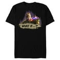 thumbnail image 1 of Marvel WHAT IF…? Thanos Infinity Gauntlet Standard - Short Sleeve Blended T-Shirt for Adults – Customized-Black, 1 of 5