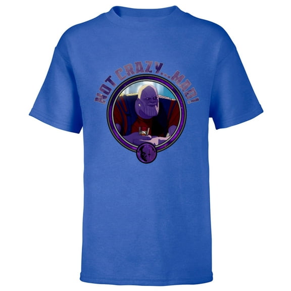 Marvel WHAT IF…? Thanos Not Crazy… Mad - Short Sleeve T-Shirt for Kids – Customized-Royal