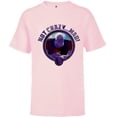 thumbnail image 1 of Marvel WHAT IF…? Thanos Not Crazy… Mad - Short Sleeve T-Shirt for Kids – Customized-Soft Pink, 1 of 5