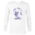 thumbnail image 1 of Marvel WHAT IF…? Thanos Not Crazy Mad Standard - Long Sleeve T-Shirt for Men – Customized-White, 1 of 5