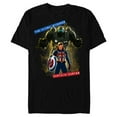 thumbnail image 1 of Marvel WHAT IF…? The Hydra Stomper and Captain Carter - Short Sleeve Blended T-Shirt for Adults – Customized-Black, 1 of 5