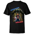 thumbnail image 1 of Marvel WHAT IF…? The Hydra Stomper and Captain Carter - Short Sleeve T-Shirt for Kids – Customized-Black, 1 of 5