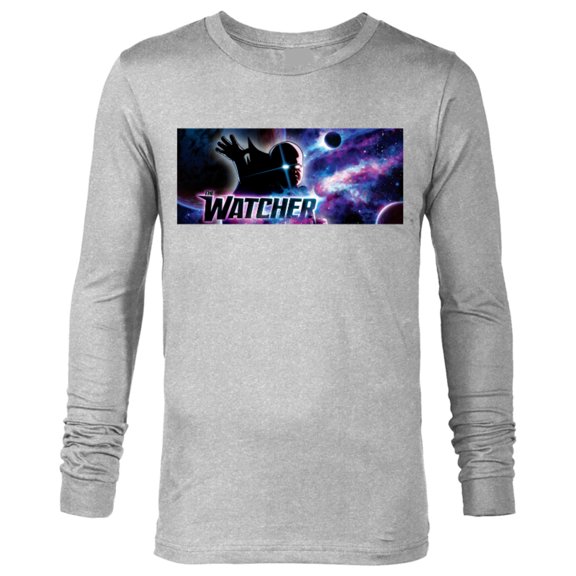 Marvel WHAT IF…? The Watcher Cosmos - Long Sleeve T-Shirt for Men – Customized-Athletic Heather