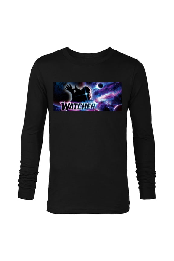 WHAT IF…? The Watcher Cosmos - Long Sleeve T-Shirt for Men – Customized-Black