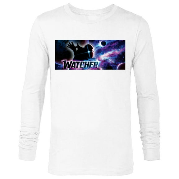 Marvel WHAT IF…? The Watcher Cosmos - Long Sleeve T-Shirt for Men – Customized-White