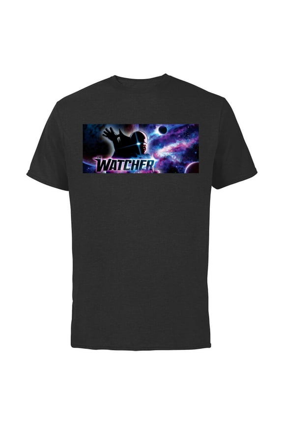 WHAT IF…? The Watcher Cosmos - Short Sleeve Cotton T-Shirt for Adults - Customized-Black