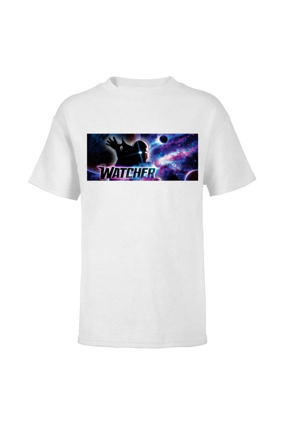 WHAT IF…? The Watcher Cosmos - Short Sleeve T-Shirt for Kids – Customized-White