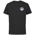 thumbnail image 1 of Marvel WHAT IF…? Zombie Captain America Chibi Standard - Short Sleeve Cotton T-Shirt for Adults - Customized-Black, 1 of 5