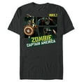 thumbnail image 1 of Marvel WHAT IF…? Zombie Captain America Panel Standard - Short Sleeve Blended T-Shirt for Adults – Customized-Dark Heather, 1 of 5
