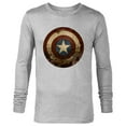 thumbnail image 1 of Marvel WHAT IF…? Zombie Captain America Shield Standard - Long Sleeve T-Shirt for Men – Customized-Athletic Heather, 1 of 5
