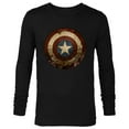 thumbnail image 1 of Marvel WHAT IF…? Zombie Captain America Shield Standard - Long Sleeve T-Shirt for Men – Customized-Black, 1 of 5