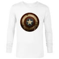 thumbnail image 1 of Marvel WHAT IF…? Zombie Captain America Shield Standard - Long Sleeve T-Shirt for Men – Customized-White, 1 of 5