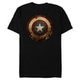 thumbnail image 1 of Marvel WHAT IF…? Zombie Captain America Shield Standard - Short Sleeve Blended T-Shirt for Adults – Customized-Black, 1 of 5