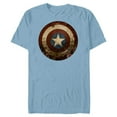 thumbnail image 1 of Marvel WHAT IF…? Zombie Captain America Shield Standard - Short Sleeve Blended T-Shirt for Adults – Customized-Ocean Blue, 1 of 5