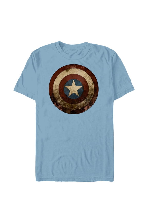 WHAT IF…? Zombie Captain America Shield Standard - Short Sleeve Blended T-Shirt for Adults – Customized-Ocean Blue