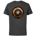 thumbnail image 1 of Marvel WHAT IF…? Zombie Captain America Shield Standard - Short Sleeve Cotton T-Shirt for Adults - Customized-Charcoal, 1 of 5