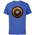 thumbnail image 1 of Marvel WHAT IF…? Zombie Captain America Shield Standard - Short Sleeve Cotton T-Shirt for Adults - Customized-Royal Heather, 1 of 5