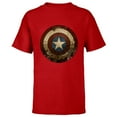 thumbnail image 1 of Marvel WHAT IF…? Zombie Captain America Shield Standard - Short Sleeve T-Shirt for Kids – Customized-Red, 1 of 5