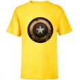thumbnail image 1 of Marvel WHAT IF…? Zombie Captain America Shield Standard - Short Sleeve T-Shirt for Kids – Customized-Yellow, 1 of 5