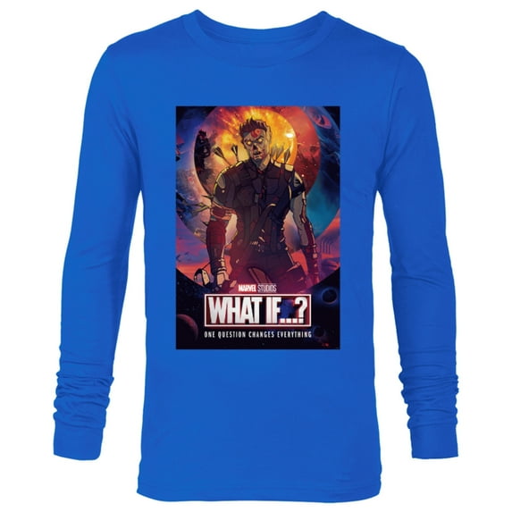 Marvel WHAT IF…? Zombie Hawkeye Comic Cover Standard - Long Sleeve T-Shirt for Men – Customized-Royal