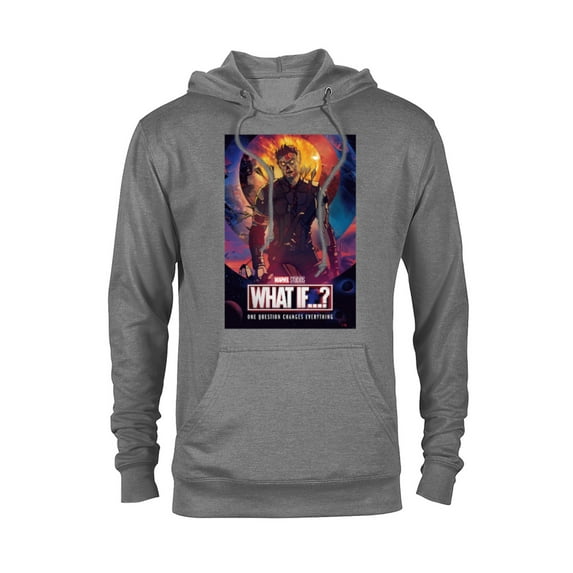 Marvel WHAT IF…? Zombie Hawkeye Comic Cover Standard - Pullover Hoodie for Adults – Customized-Graphite Heather