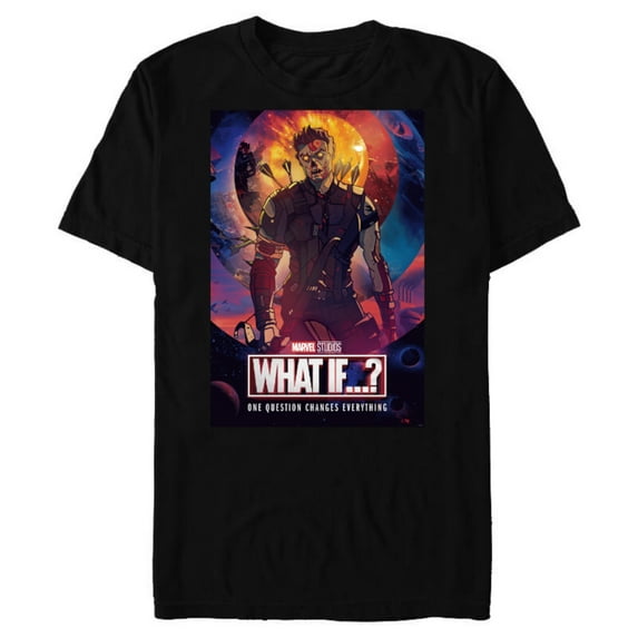 Marvel WHAT IF…? Zombie Hawkeye Comic Cover Standard - Short Sleeve Blended T-Shirt for Adults – Customized-Black